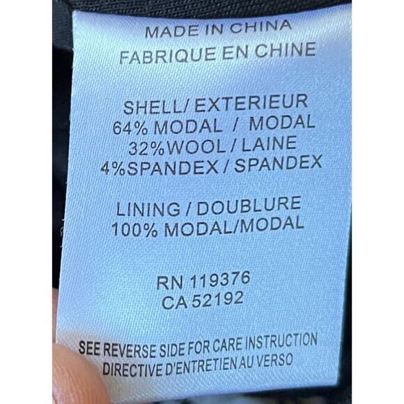 HELMUT LANG Black Back Zip Mini Curved Pencil Skirt Women's Size XS/P - Picture 6 of 9